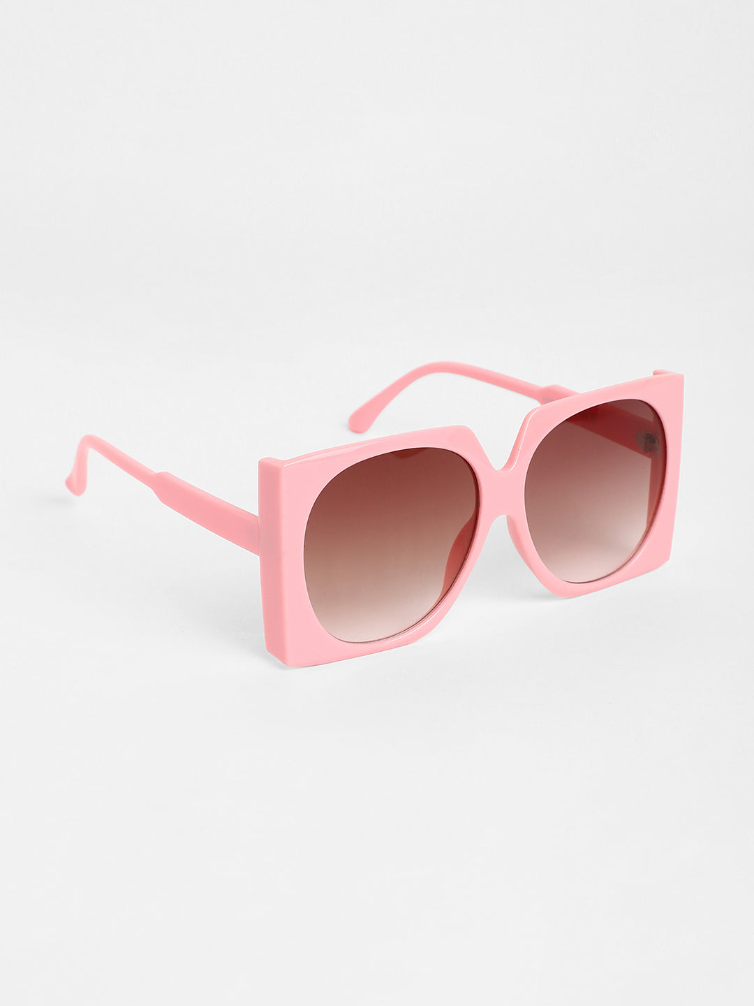 The Block Oversized Sunglasses - Bubblegum Pink