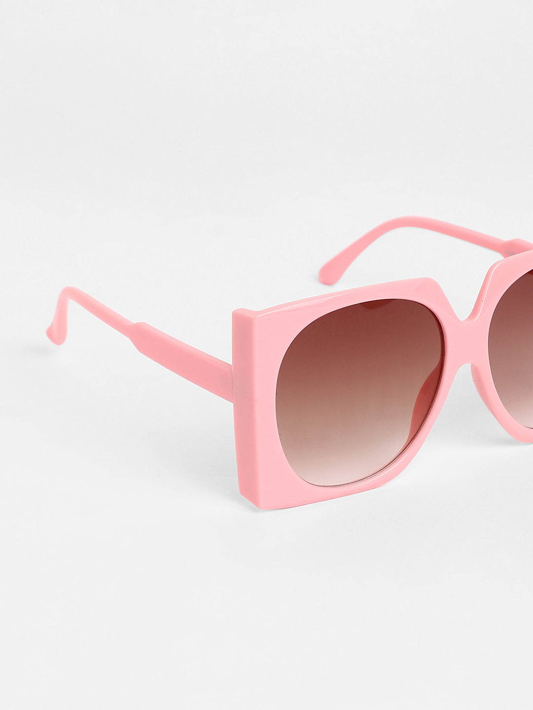 The Block Oversized Sunglasses - Bubblegum Pink