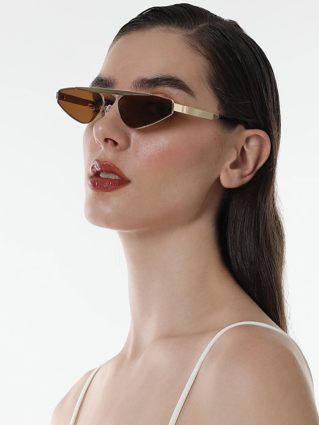 The Swish Cateye Sunglasses - Chocolate Brown