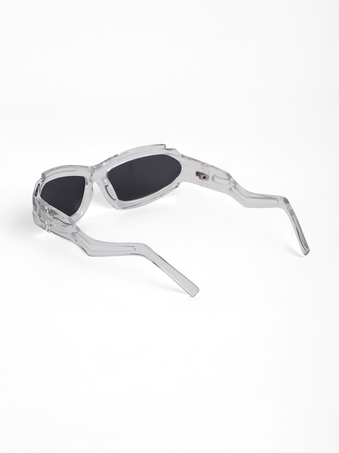 The Aspen Wrap Sunglasses - Transparent