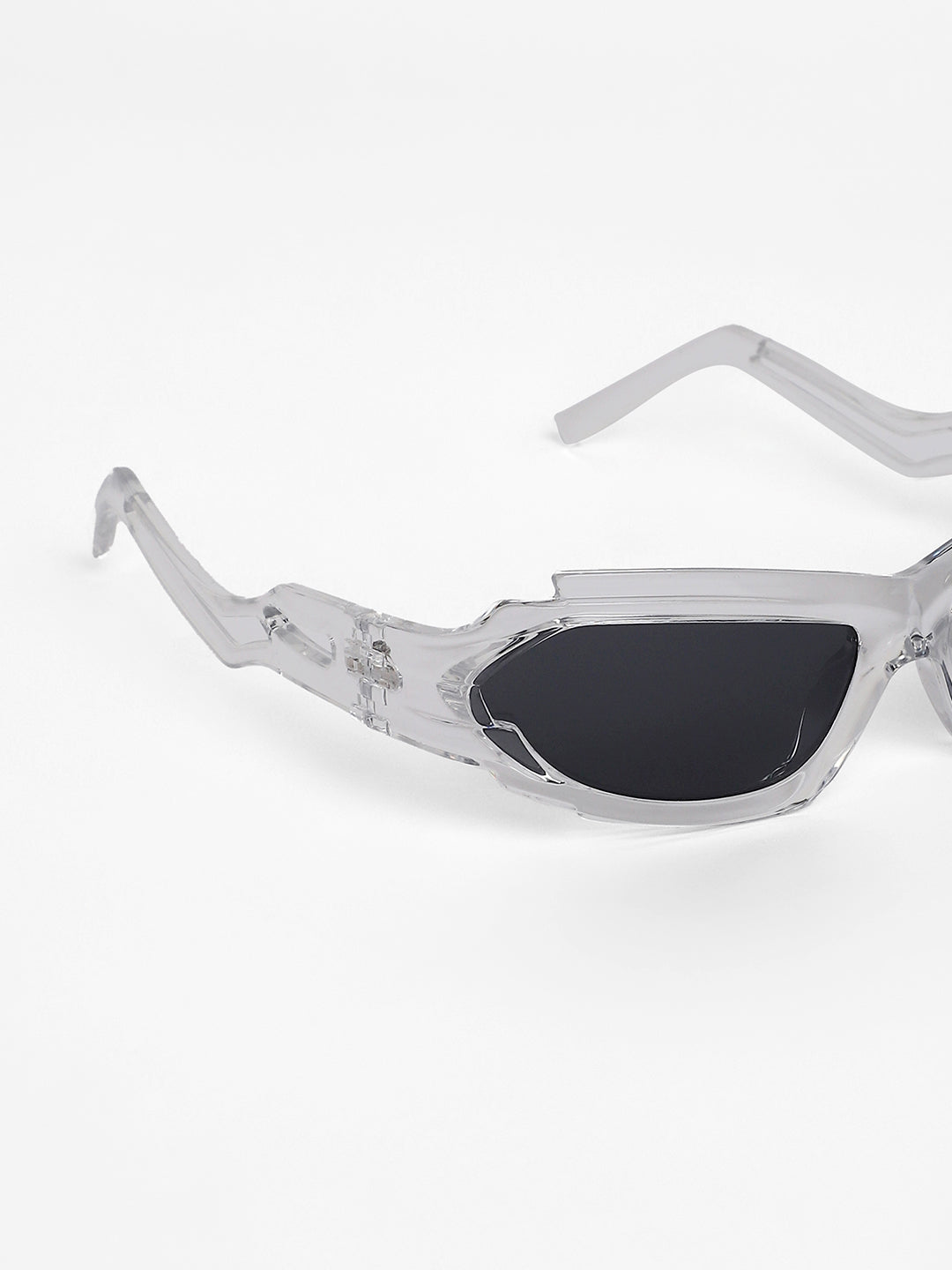 The Aspen Wrap Sunglasses - Transparent