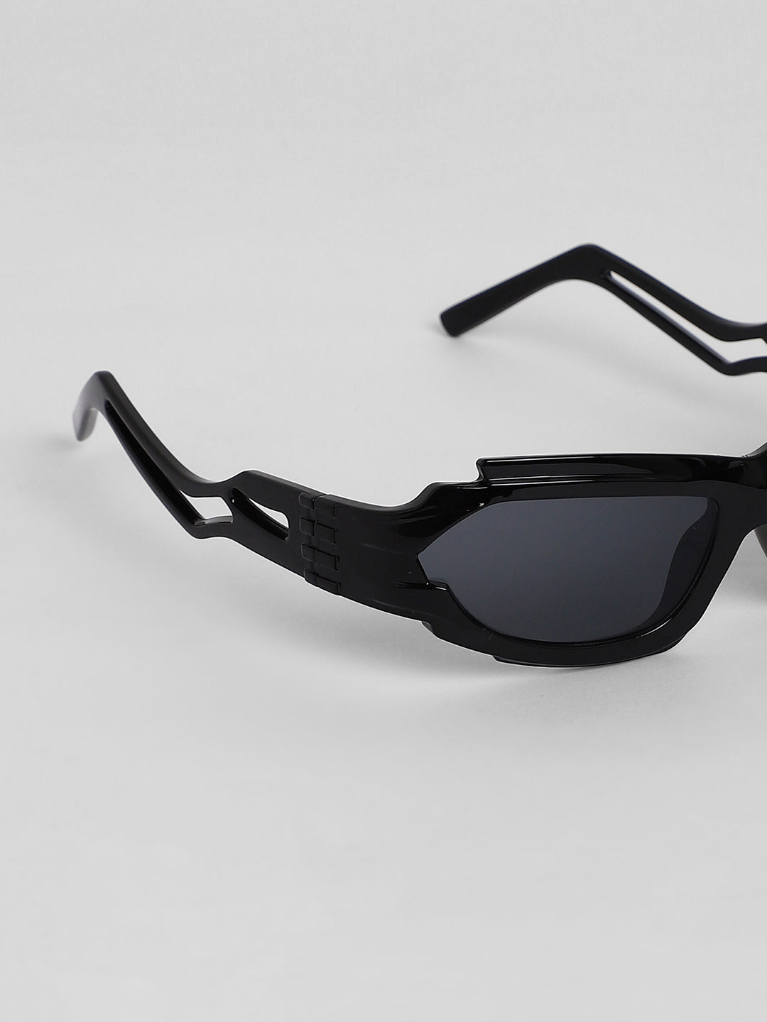 The Aspen Wrap Sunglasses - Onyx Black