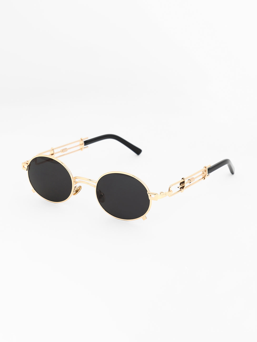 The Indie Round Sunglasses - Midnight Black