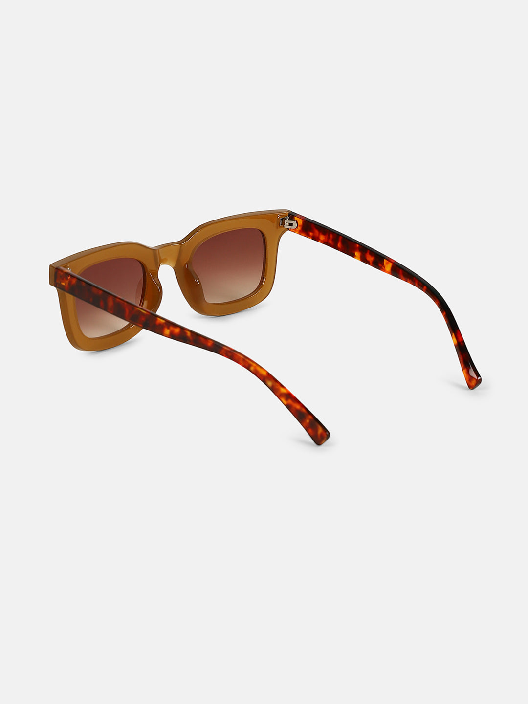 The Safari Block Wayfarer Sunglass - Coffee Brown