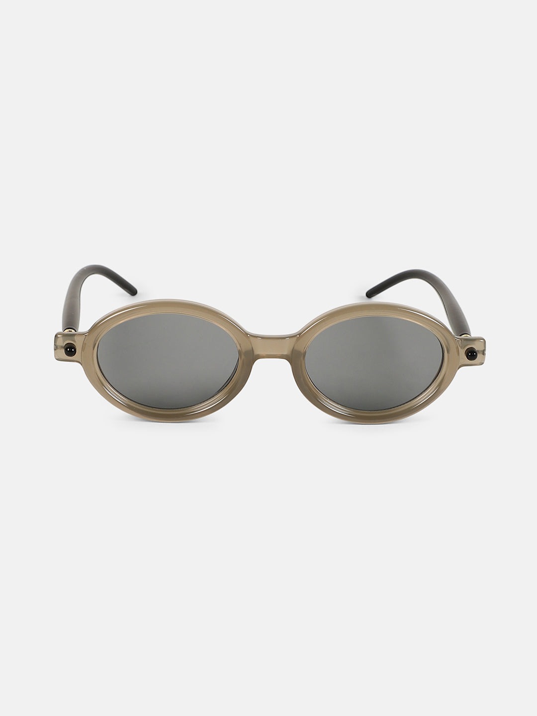 The Corsica Oval Sunglass - Ash Grey