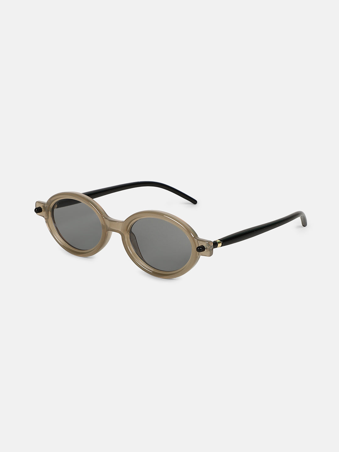 The Corsica Oval Sunglass - Ash Grey