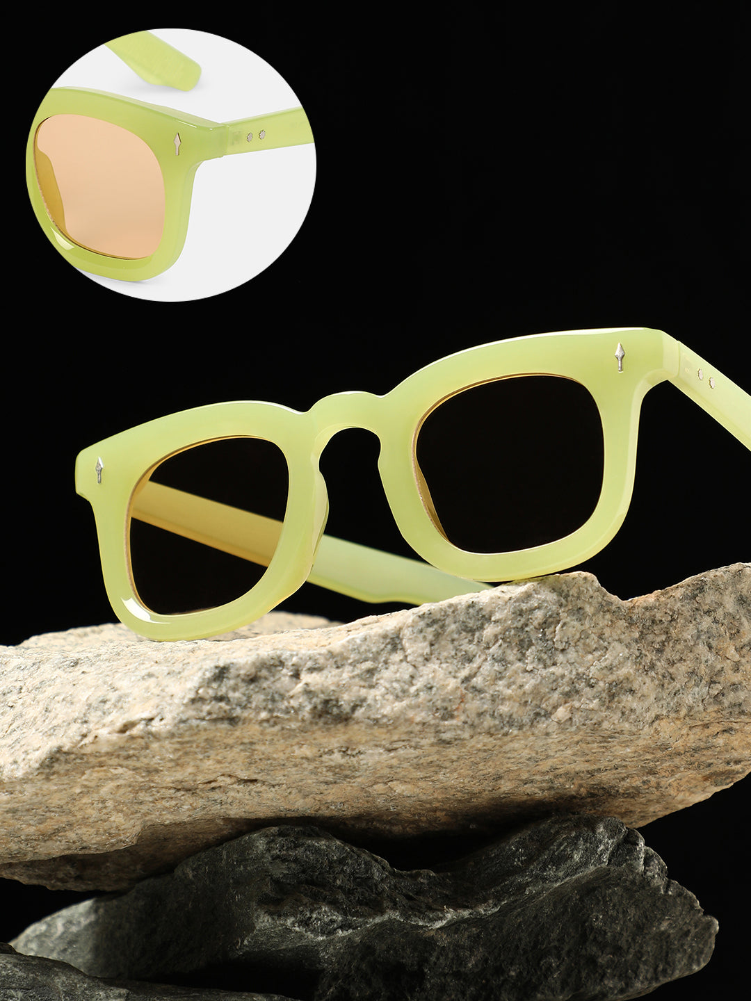 The Neon Pillow Wayfarer Sunglass - Lime Green