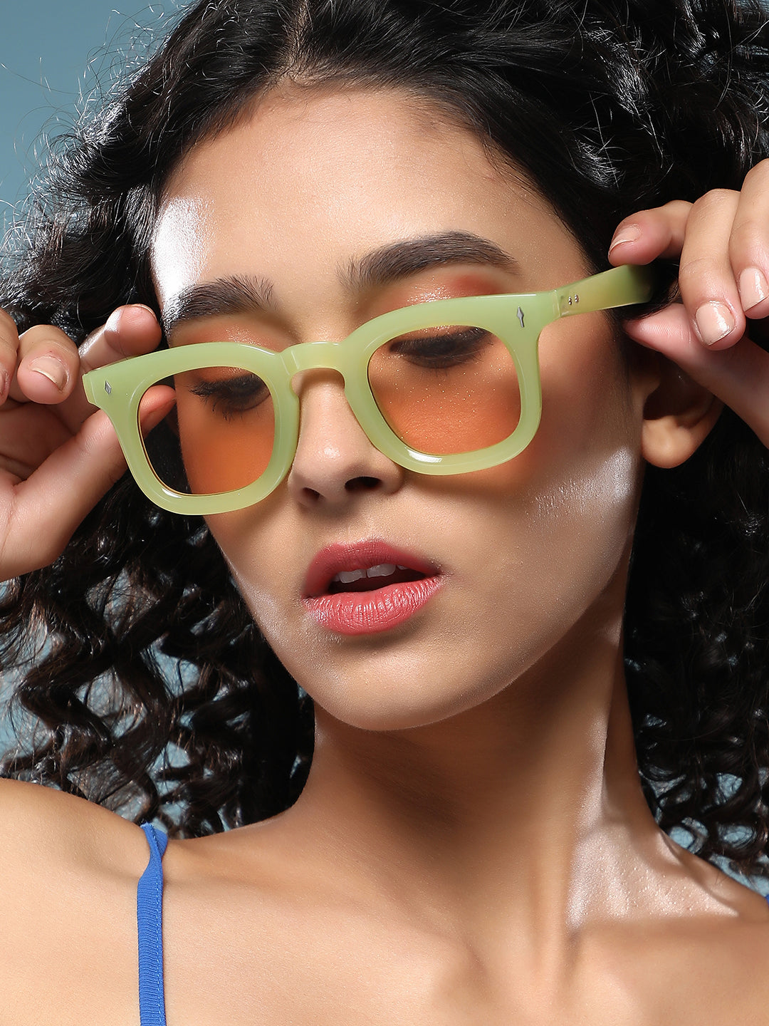 The Neon Pillow Wayfarer Sunglass - Lime Green