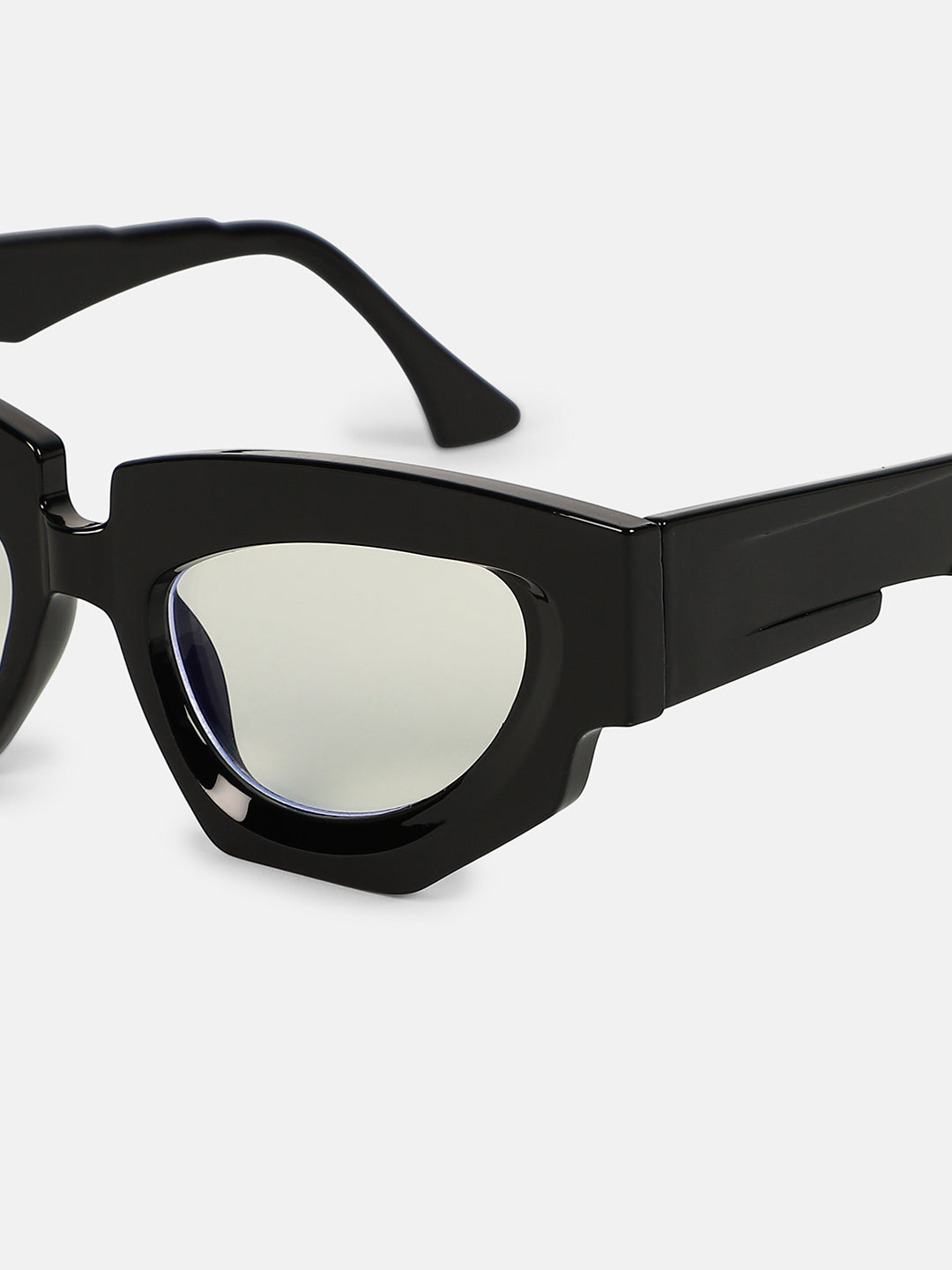 The Madame Cateye Sunglass - Onyx Black