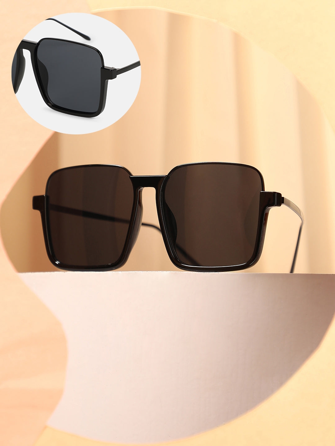 The Everyday Oversized Sunglass - Onyx Black