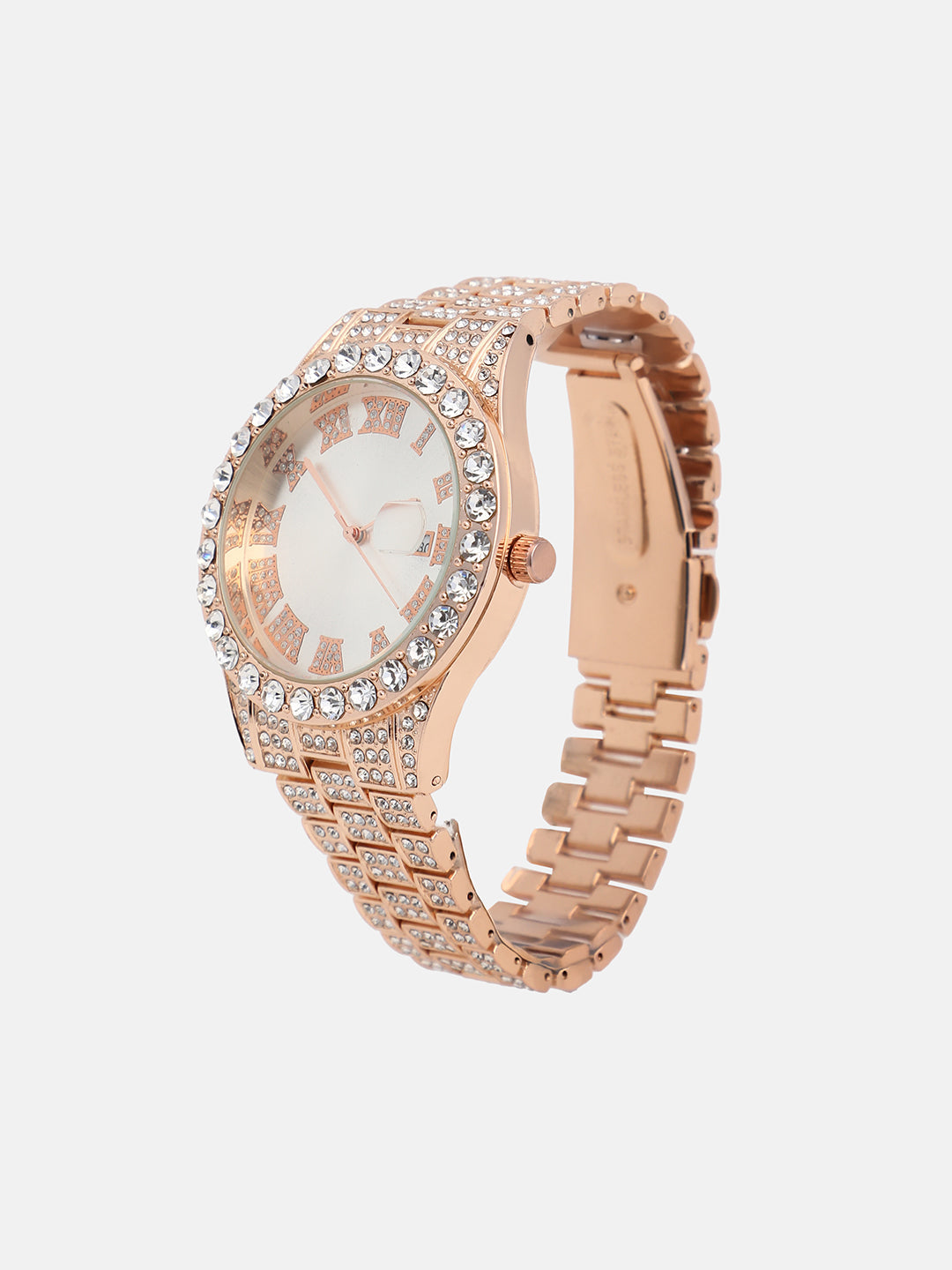 The Verona Round Watch - Rose Gold