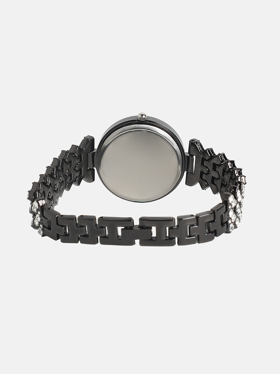 Embellished Chain Round Watch