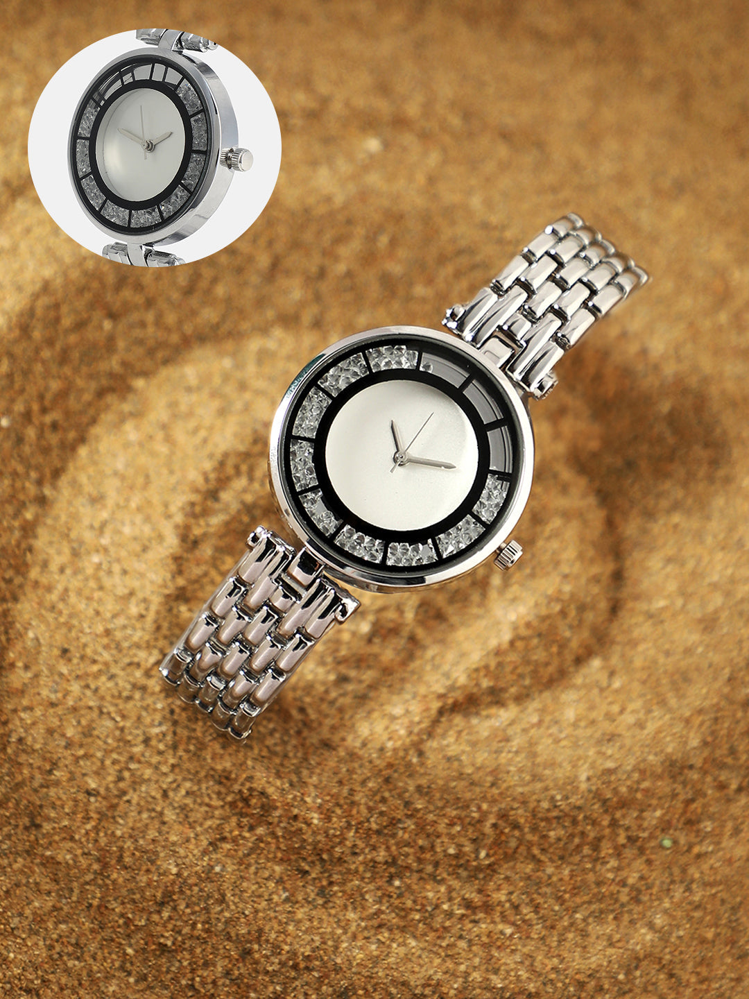 The Crystal Cluster Round Watch