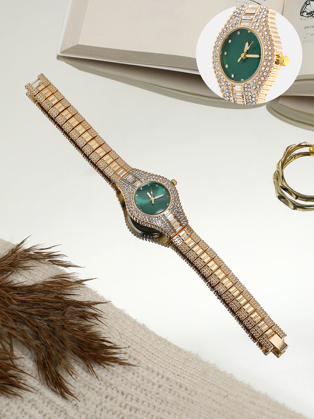 The Embellished Round Watch