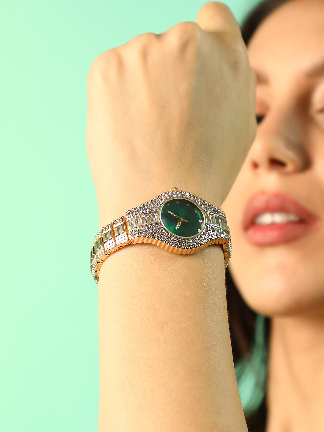 The Embellished Round Watch