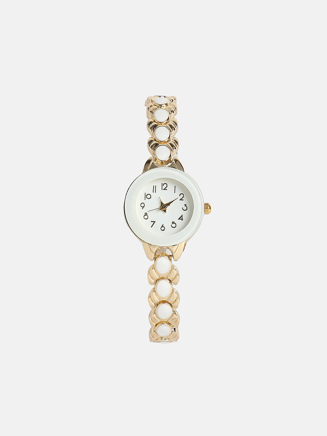 The Enamel Round Watch - California Gold