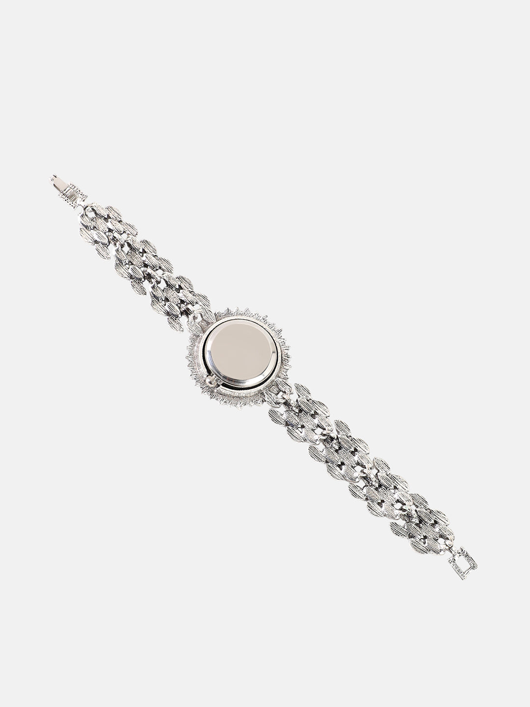 The Sunflower Round Watch - Antique Silver