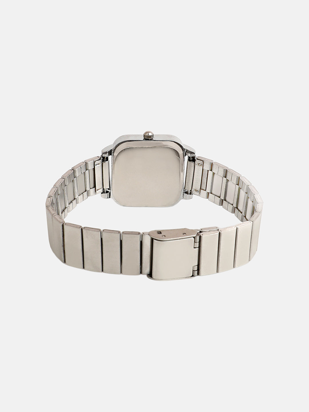 The Downtown Chain Square Watch - Olive Green