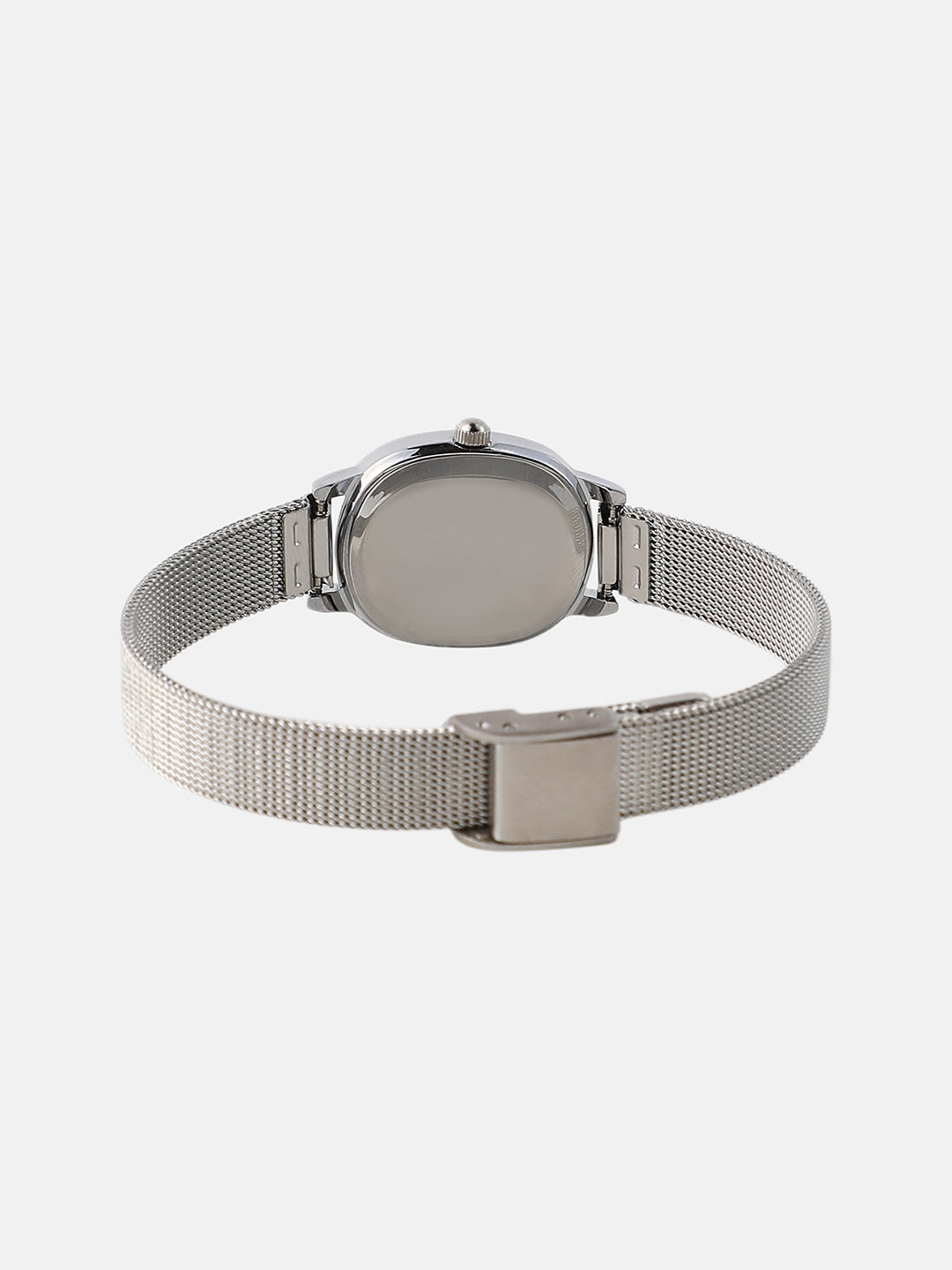 The Cosmopolis Mesh Rectangular Watch - Powder Blue