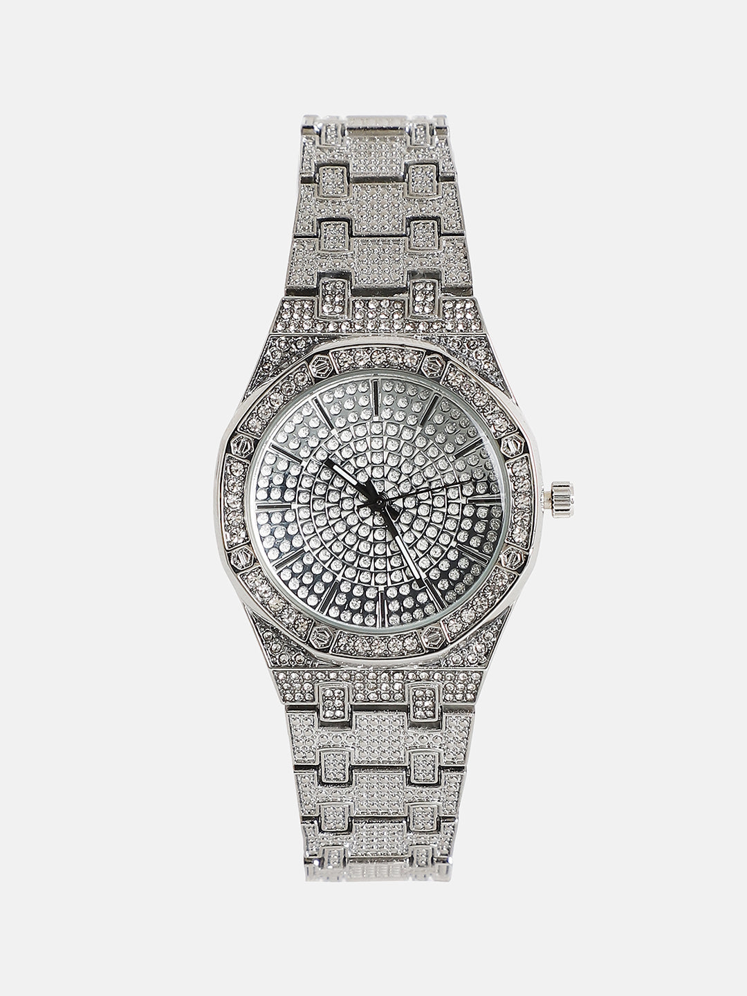 The Vérazzi Cushion Watch - Metallic Silver