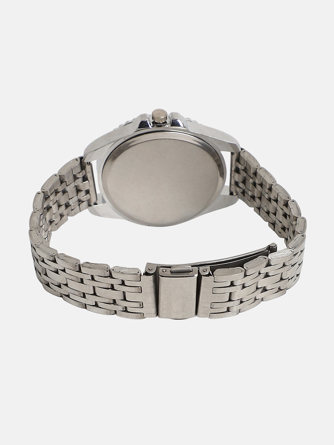 The Orbitra  Round Watch - Metallic Silver