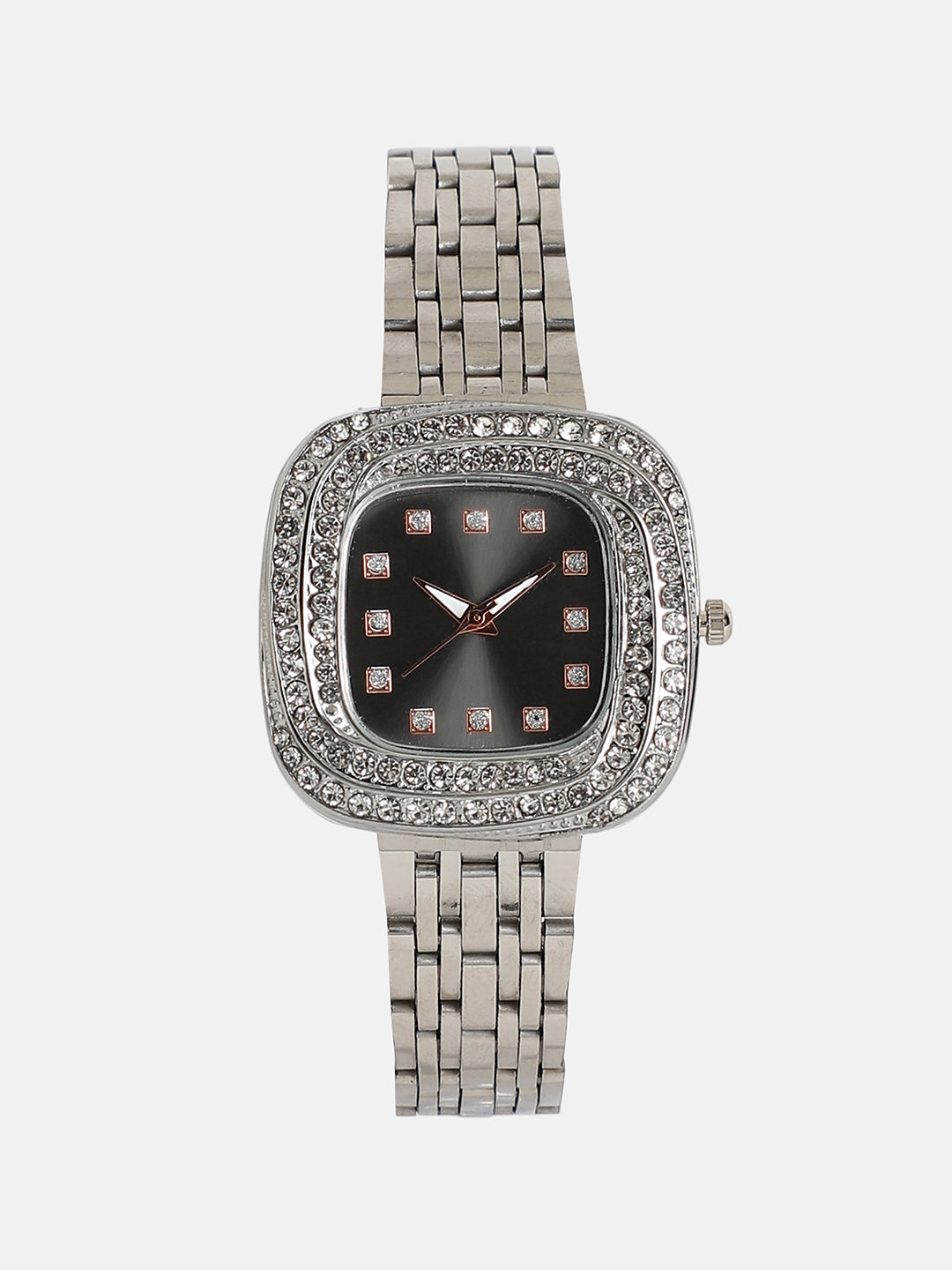 The Jolie Vortex Square Watch - Midnight Black