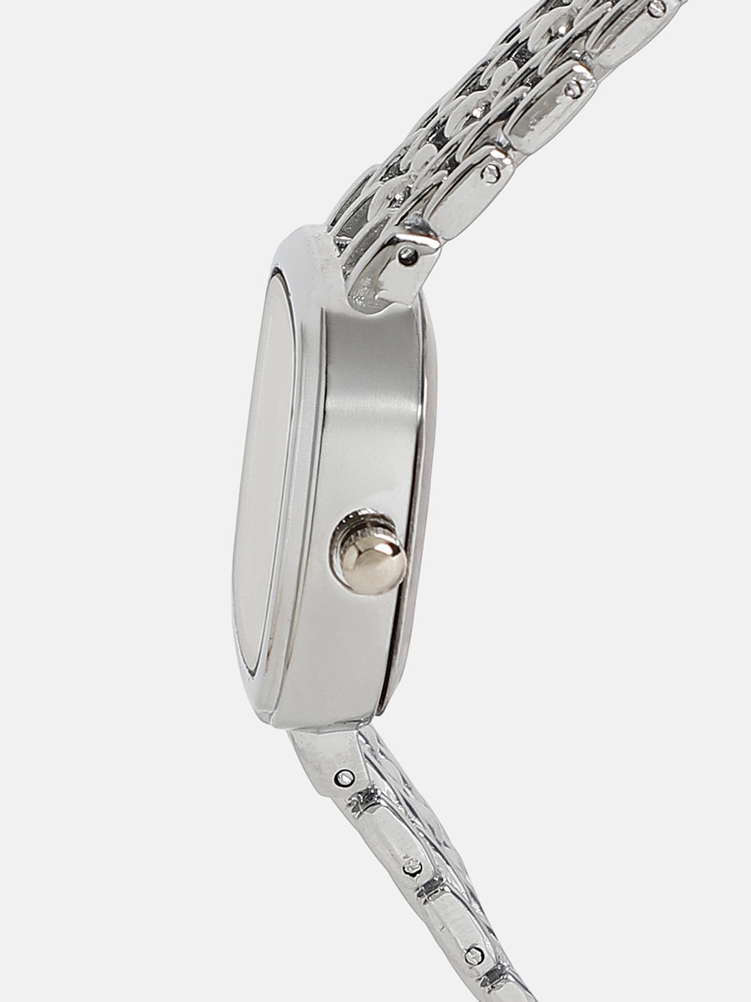 The Amuné Square Watch - Metallic Silver