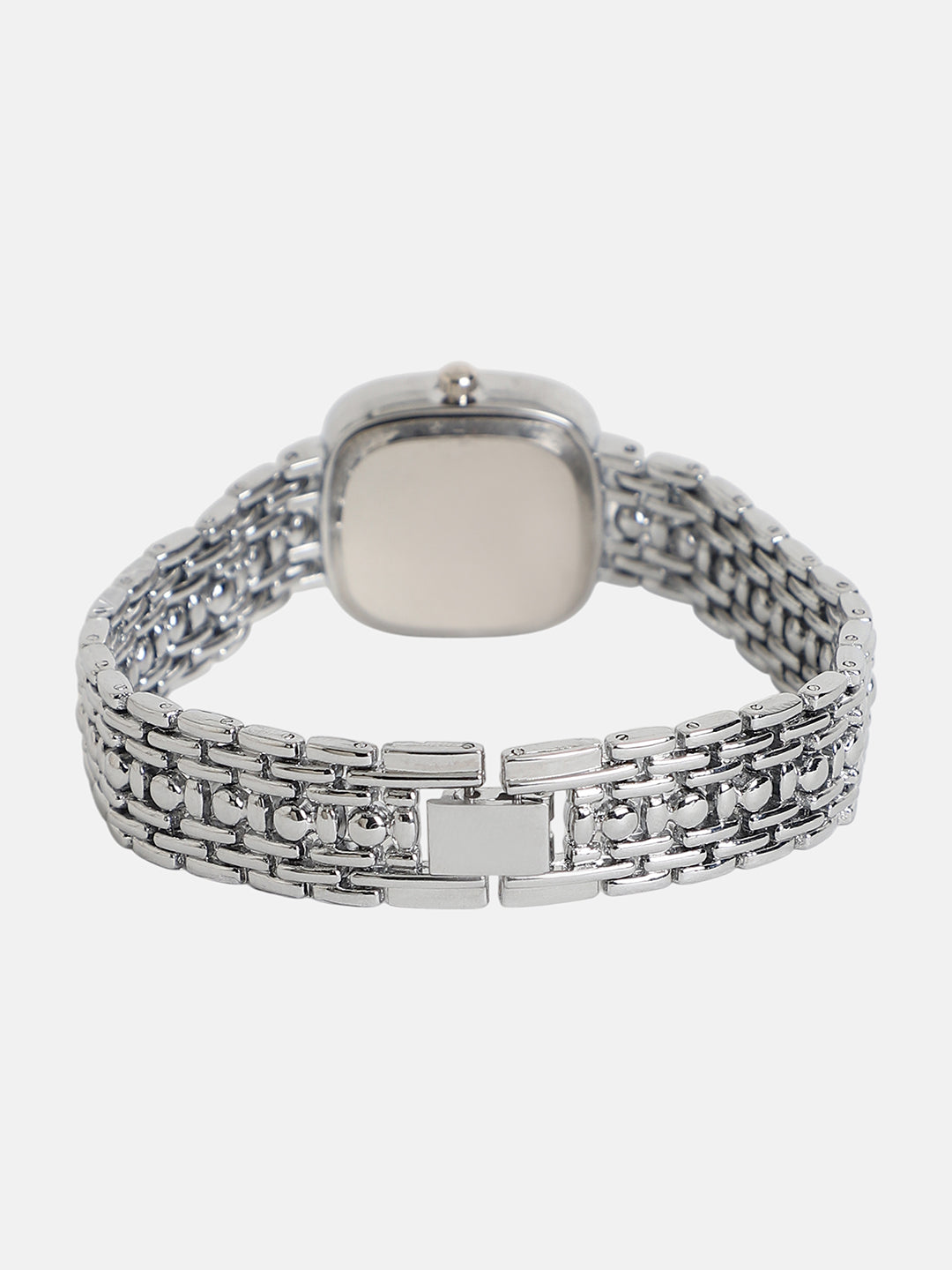 The Amuné Square Watch - Metallic Silver