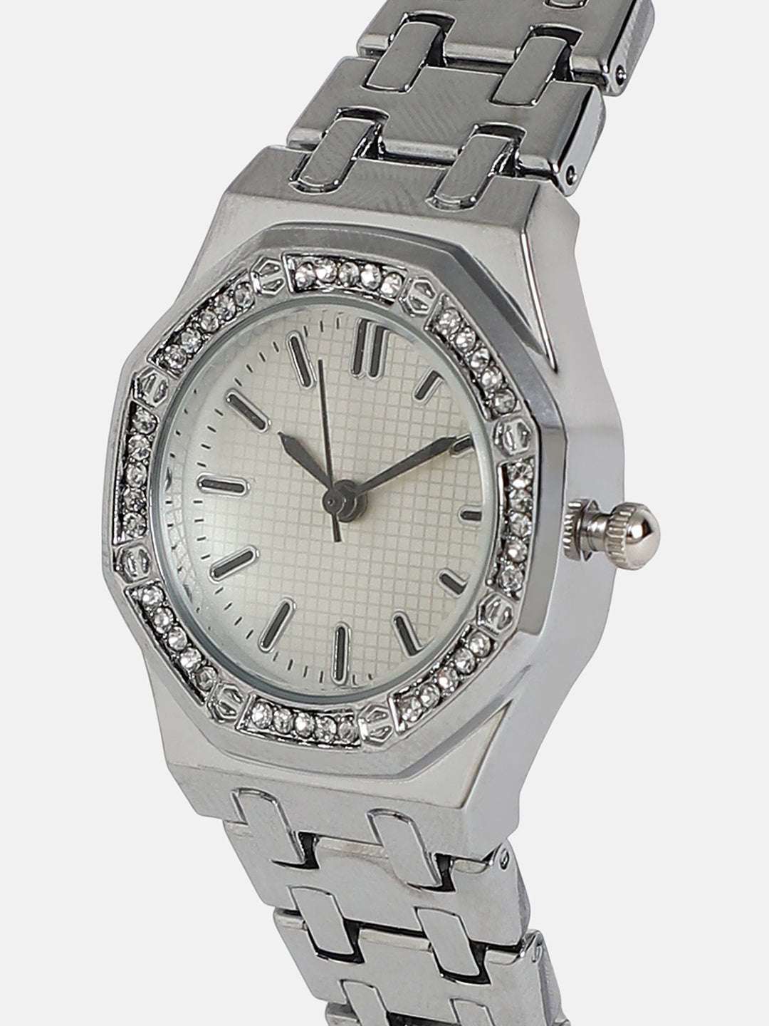 The Aetheria Cushion Watch - Metallic Silver