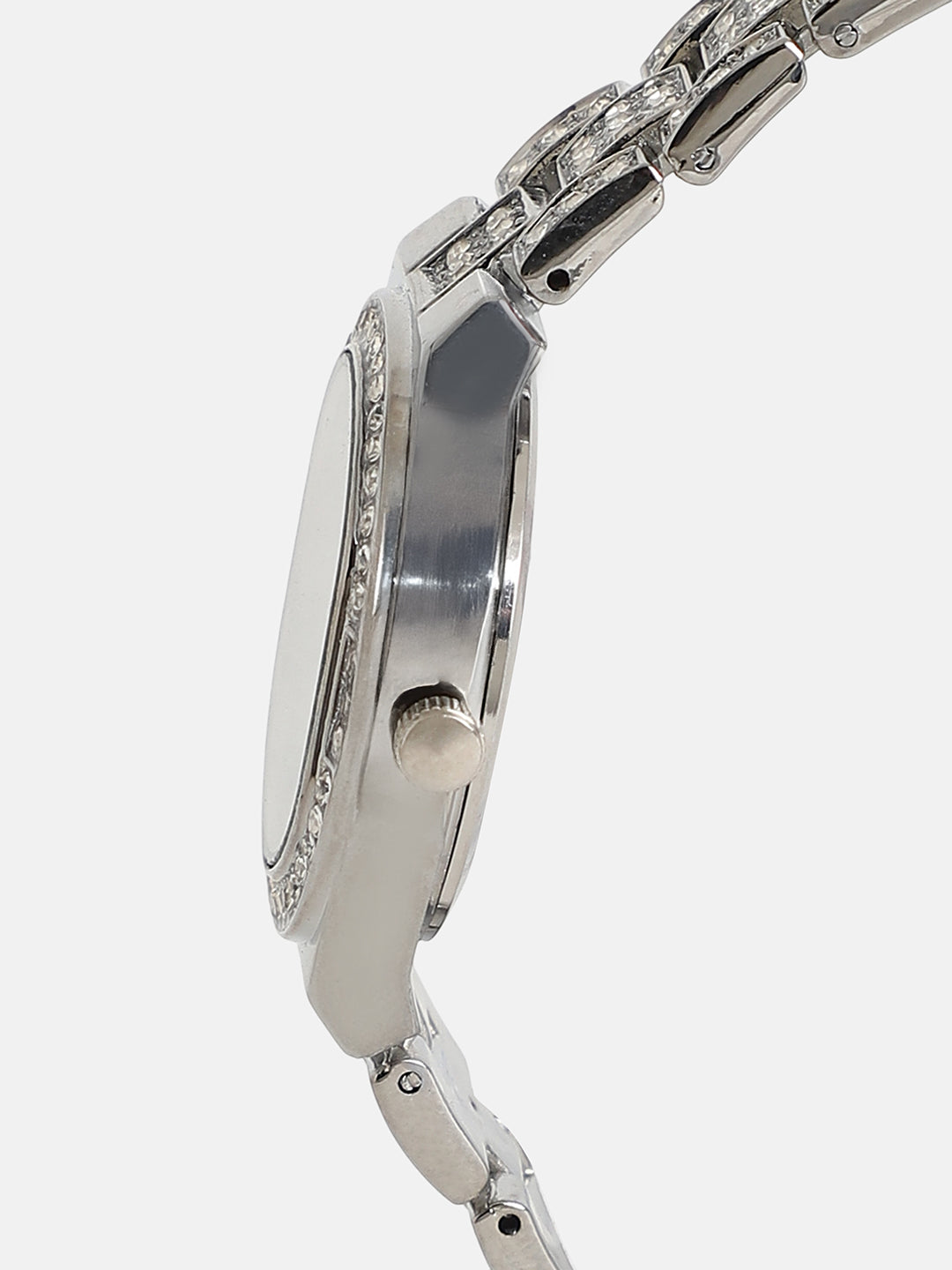 The Hélios Cushion Watch - Metallic Silver