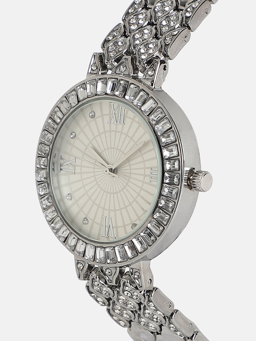 The Bijou Serpenti Round Watch - Metallic Silver