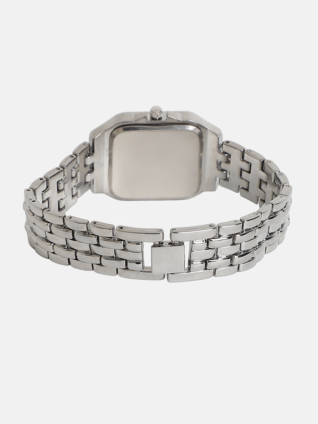 The Solene Square Watch - Metallic Silver