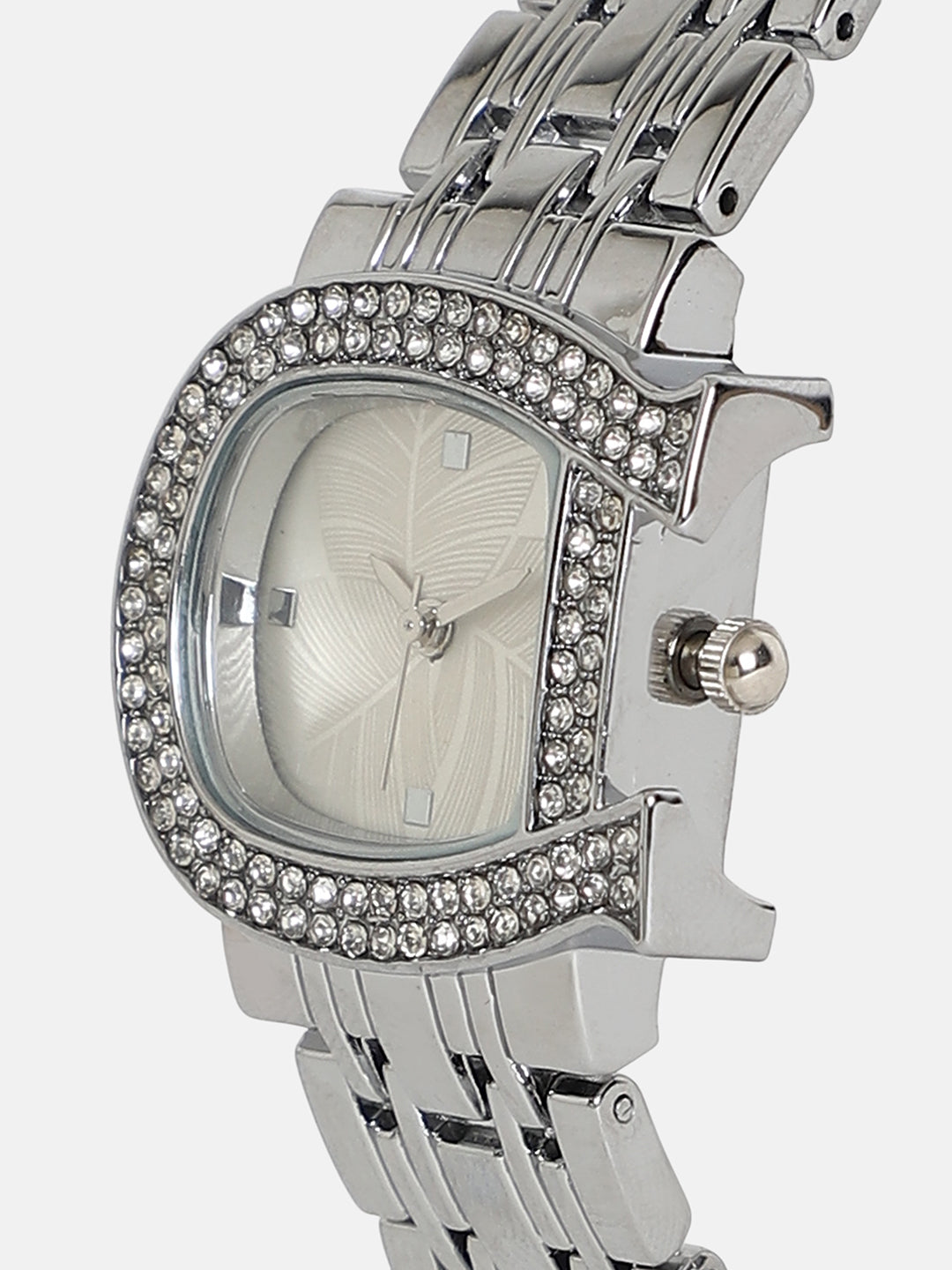 The Buckle Asymmetric Watch - Metallic Silver