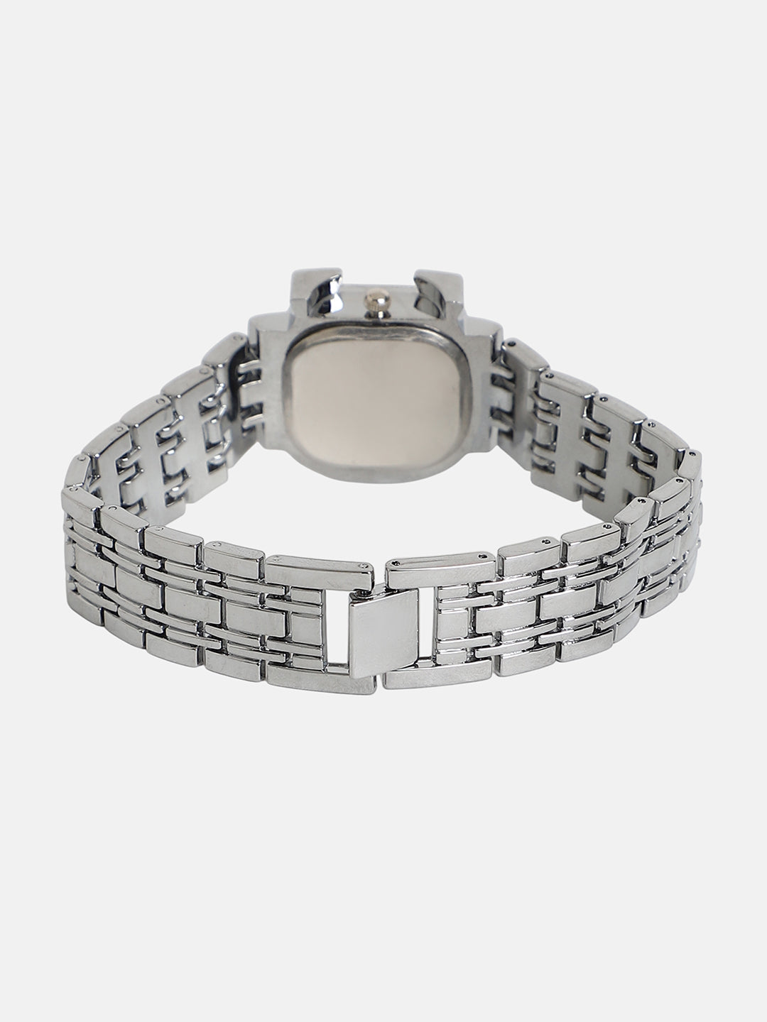 The Buckle Asymmetric Watch - Metallic Silver