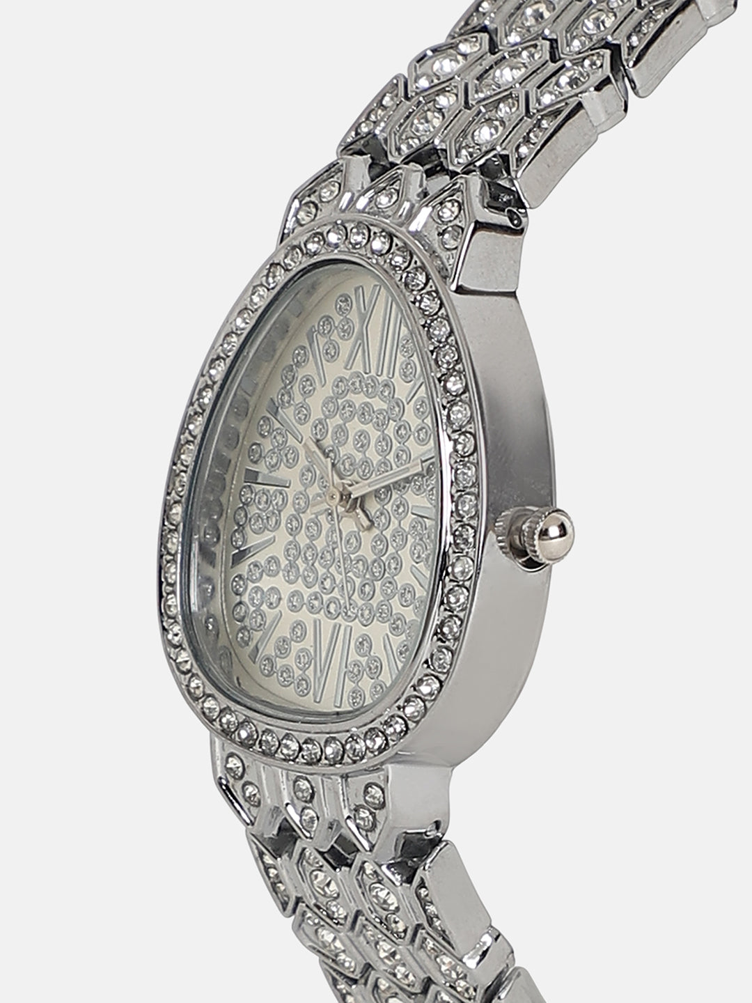 The Bijou Serpenti Oval Watch - Metallic Silver