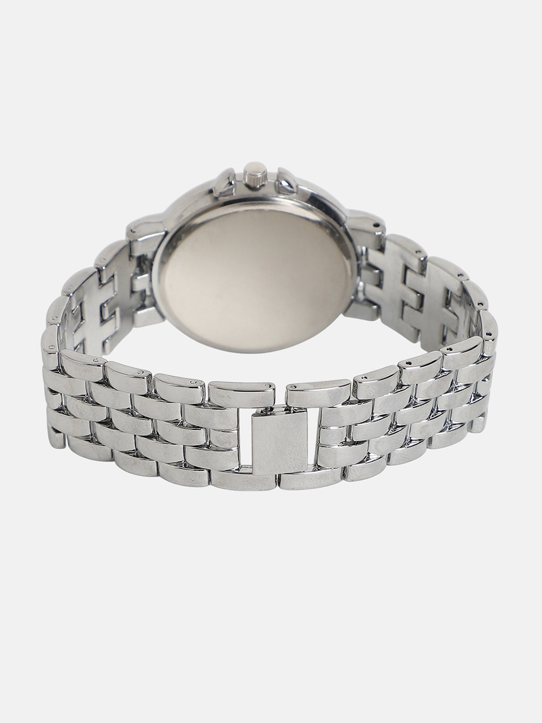 The Arcova Round Watch - Metallic Silver