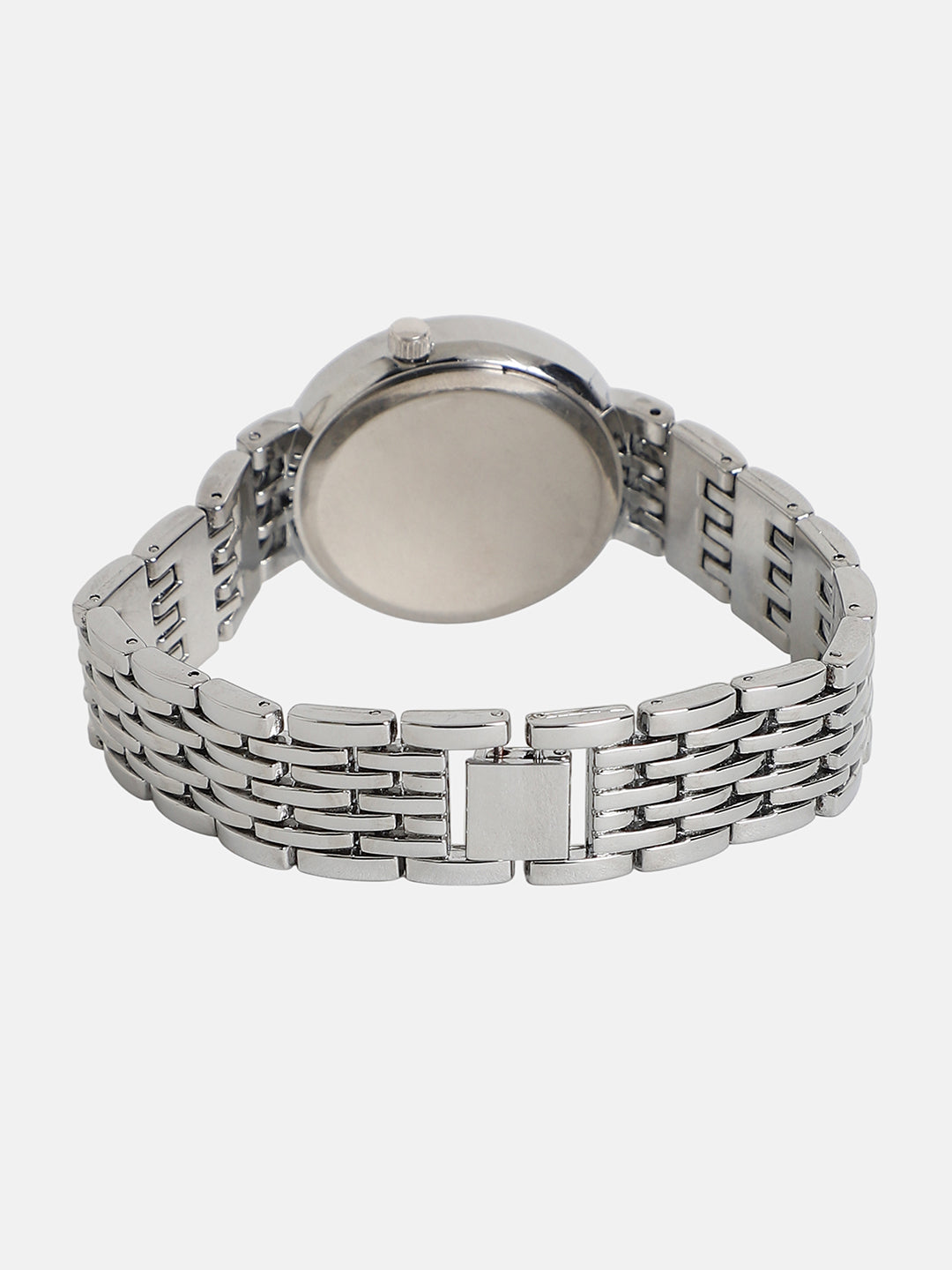 The Horizon Bijou Round Watch - Metallic Silver