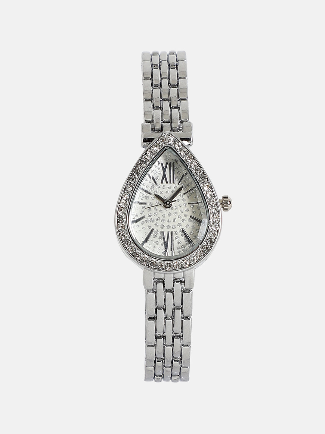 The Teardrop Asymmetric Watch - Metallic Silver