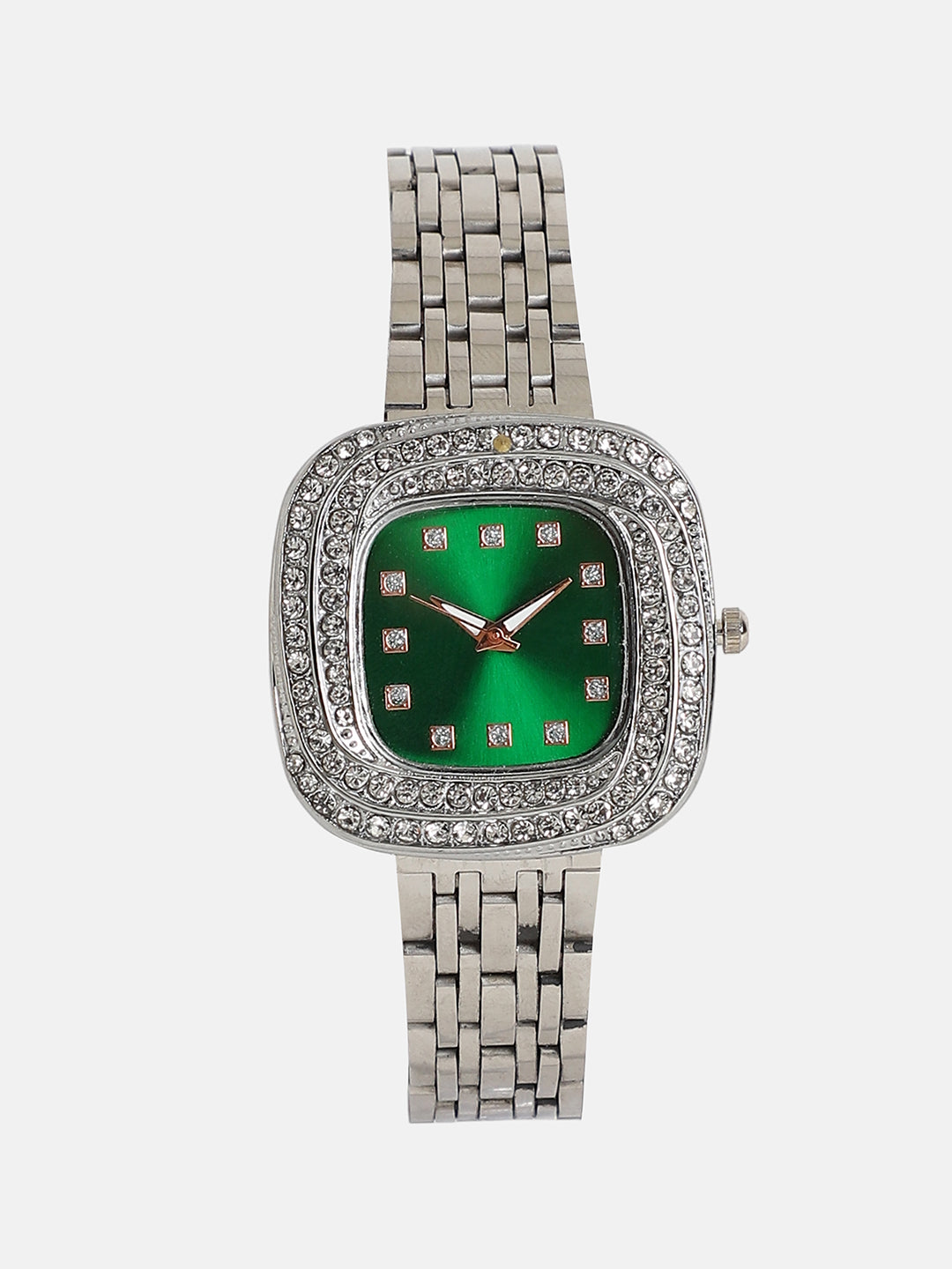 The Jolie Vortex Square Watch - Emerald Green