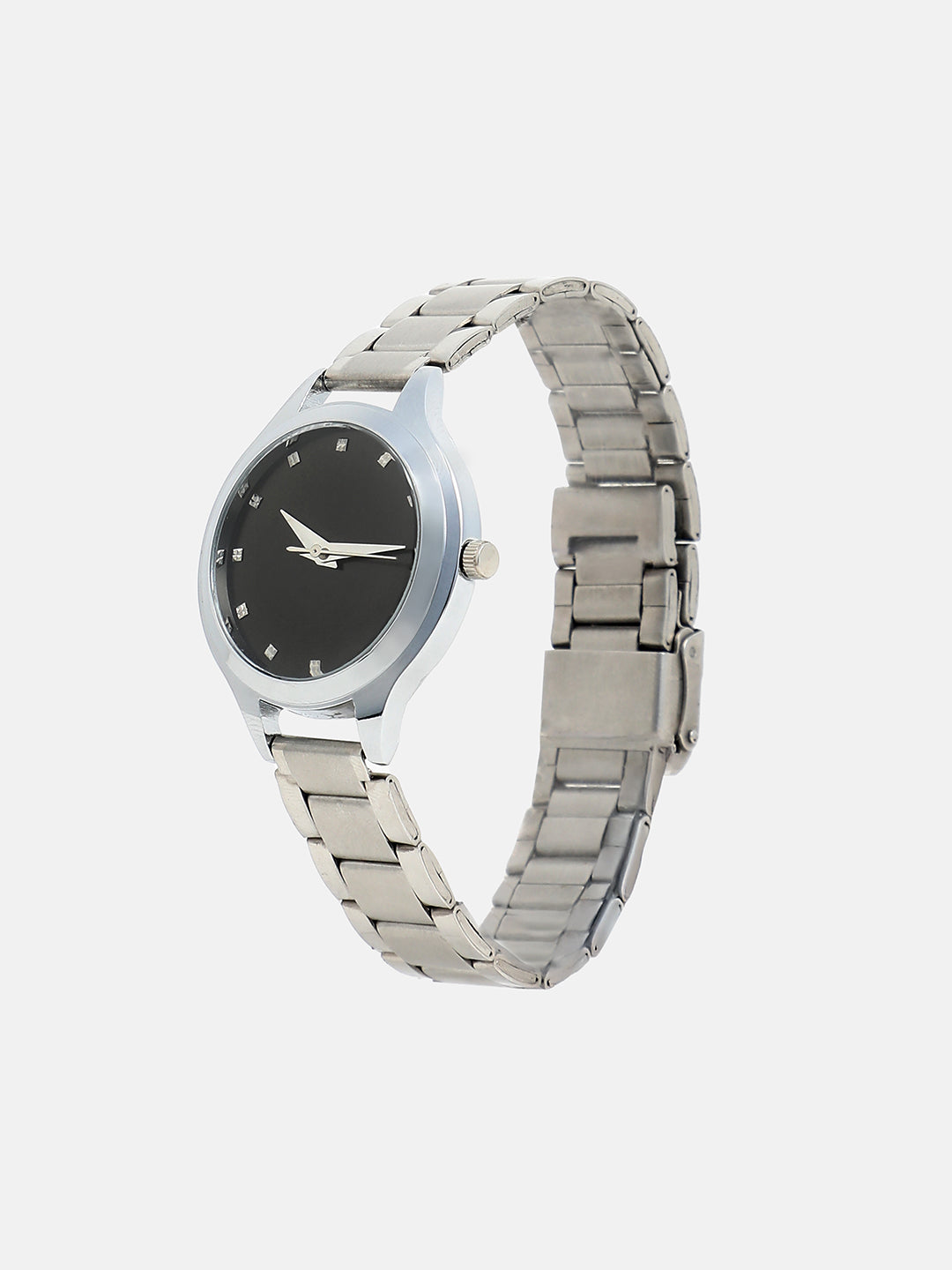 The Everyday Round Watch - Metallic Silver