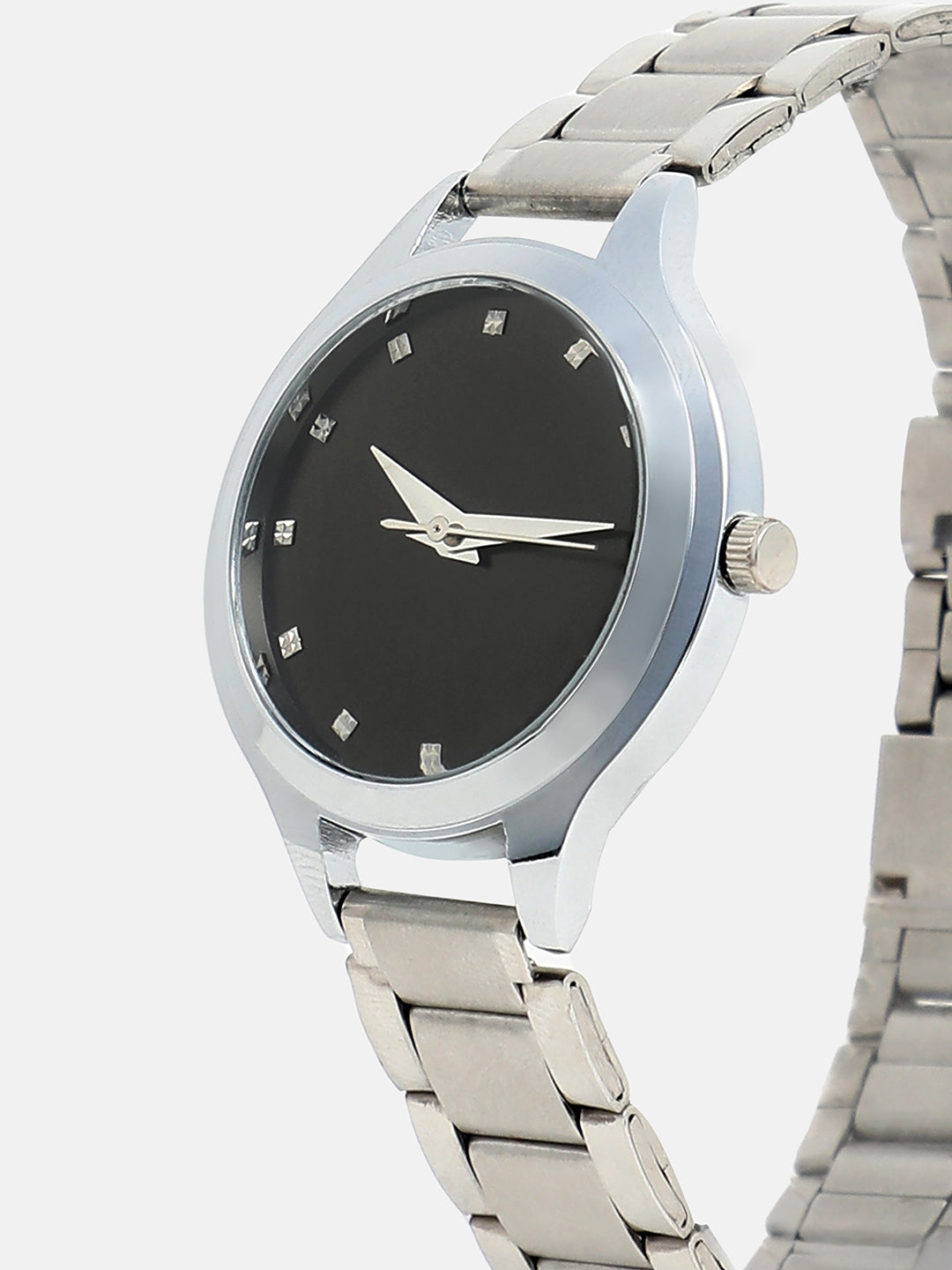 The Everyday Round Watch - Metallic Silver