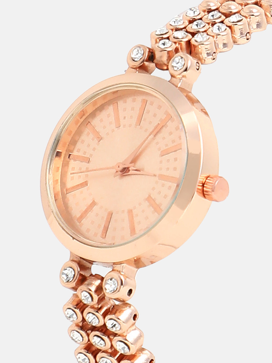 The Dot Round Watch - California Gold