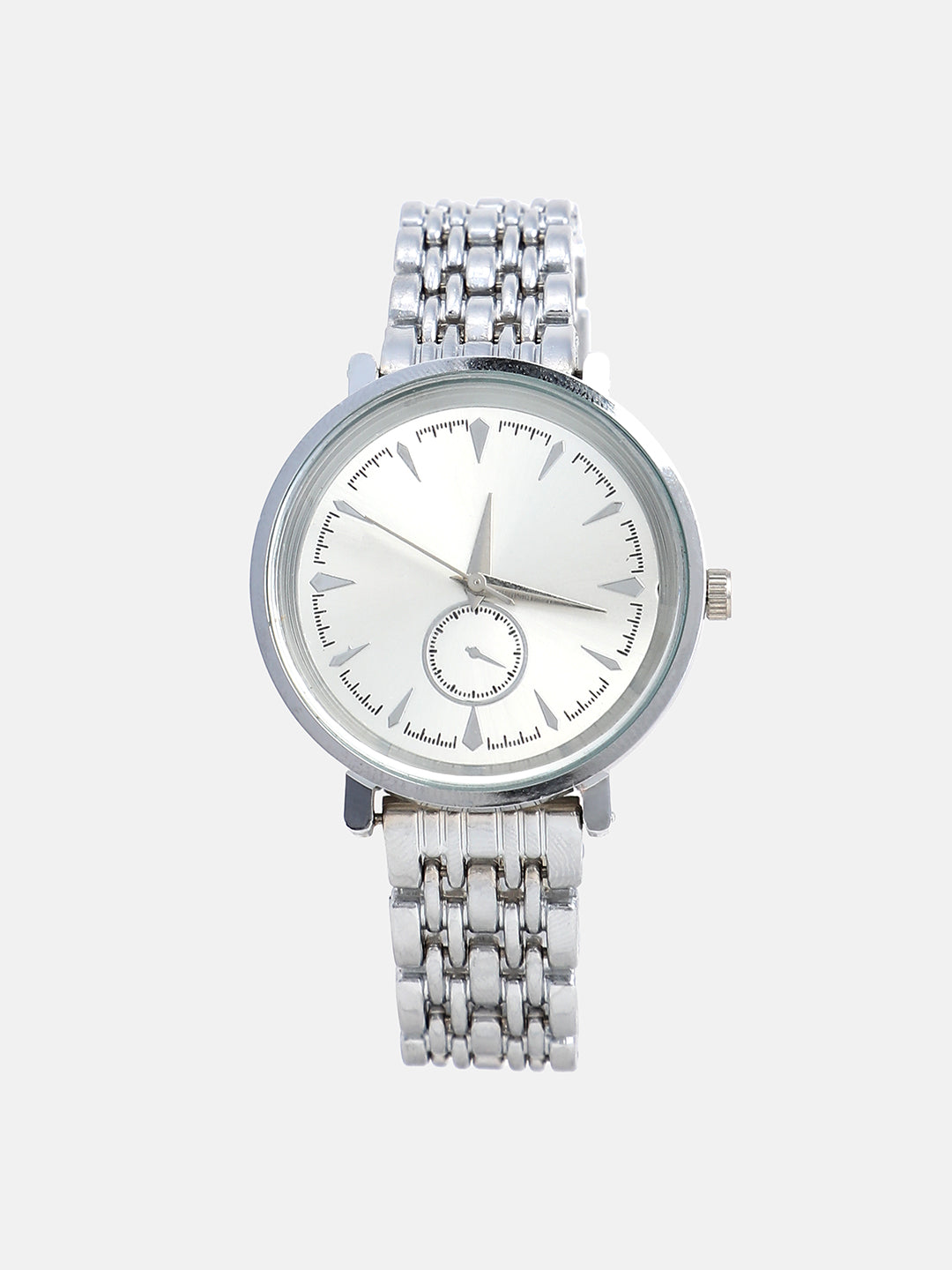 The Classica Round Watch - Metallic Silver