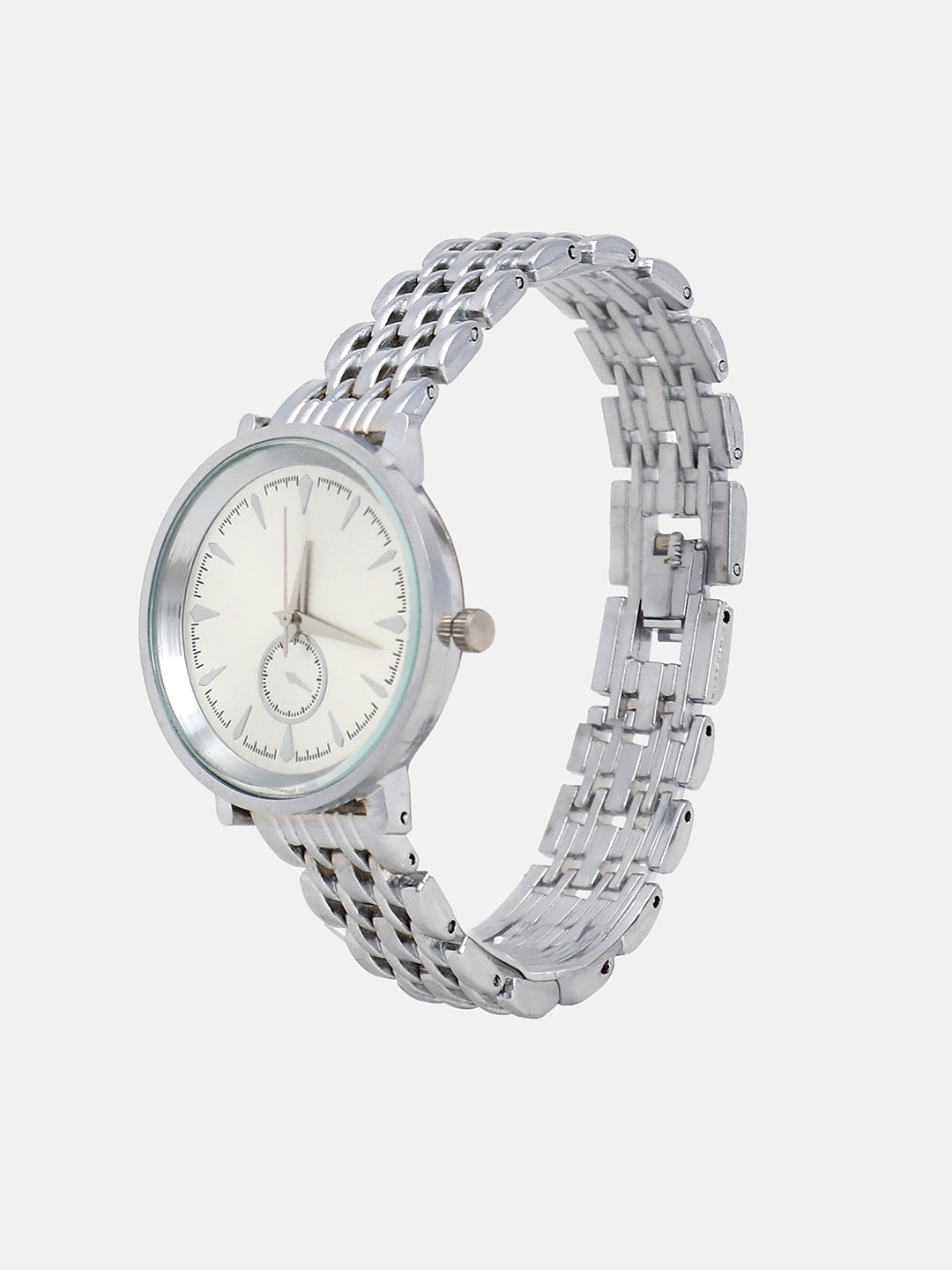 The Classica Round Watch - Metallic Silver