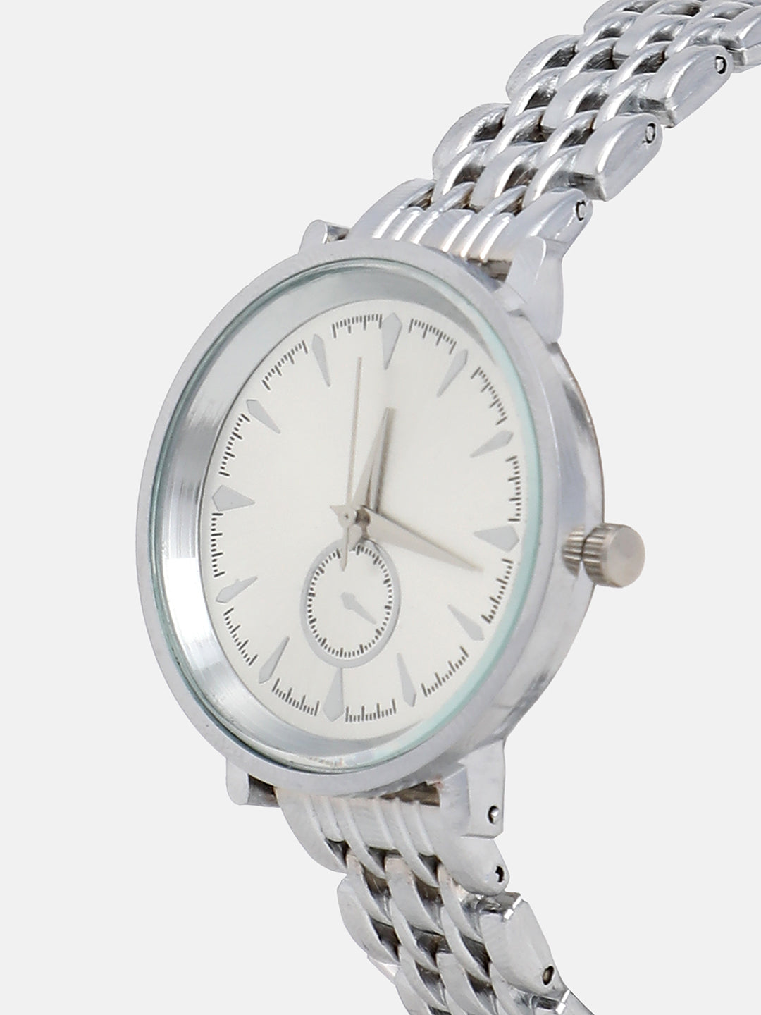 The Classica Round Watch - Metallic Silver