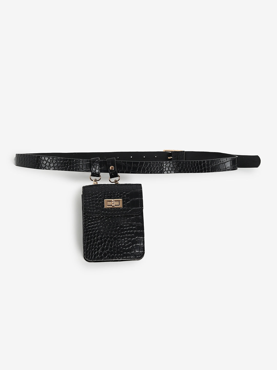 Lizz Black Belt Bag