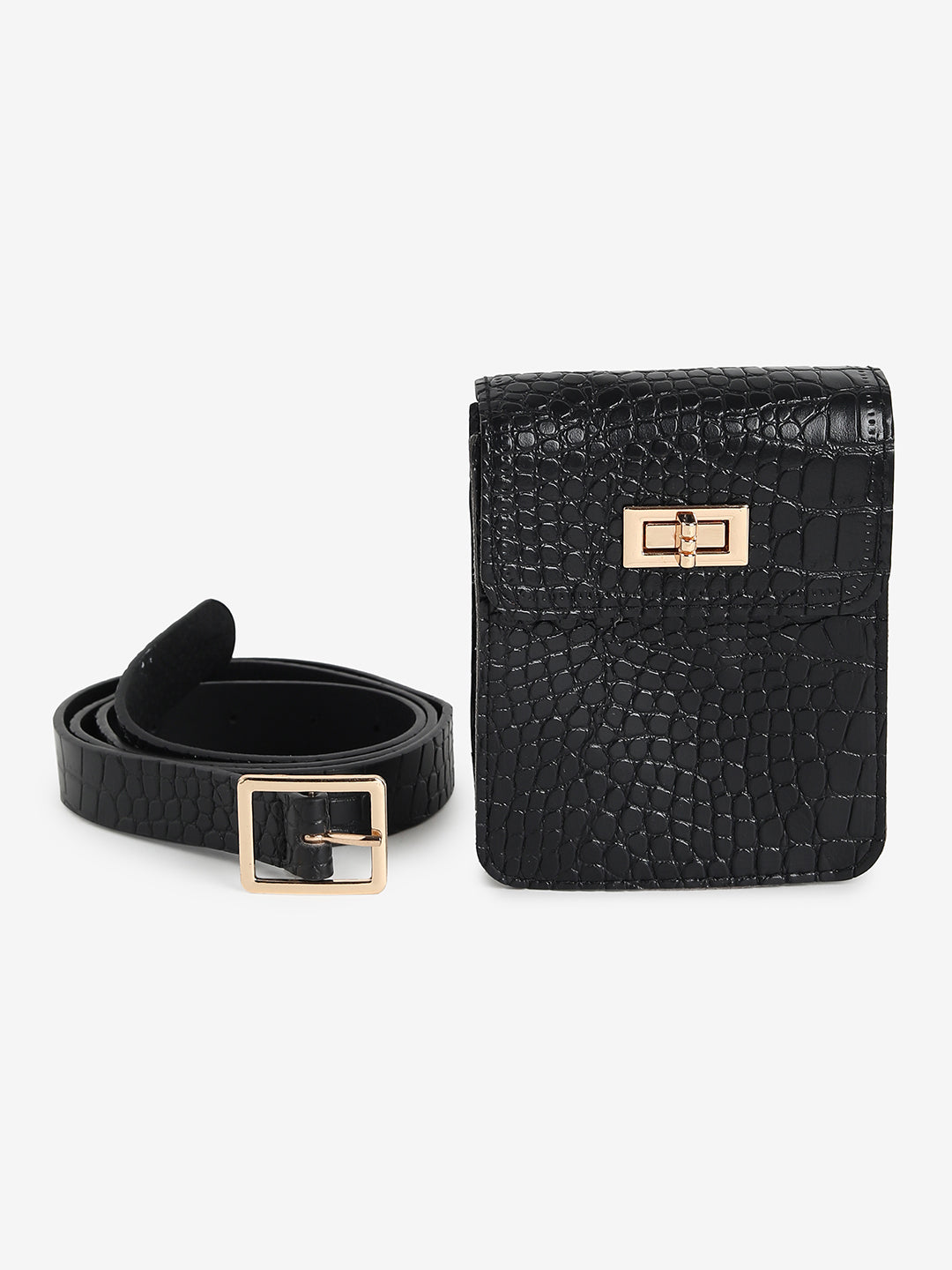 Lizz Black Belt Bag