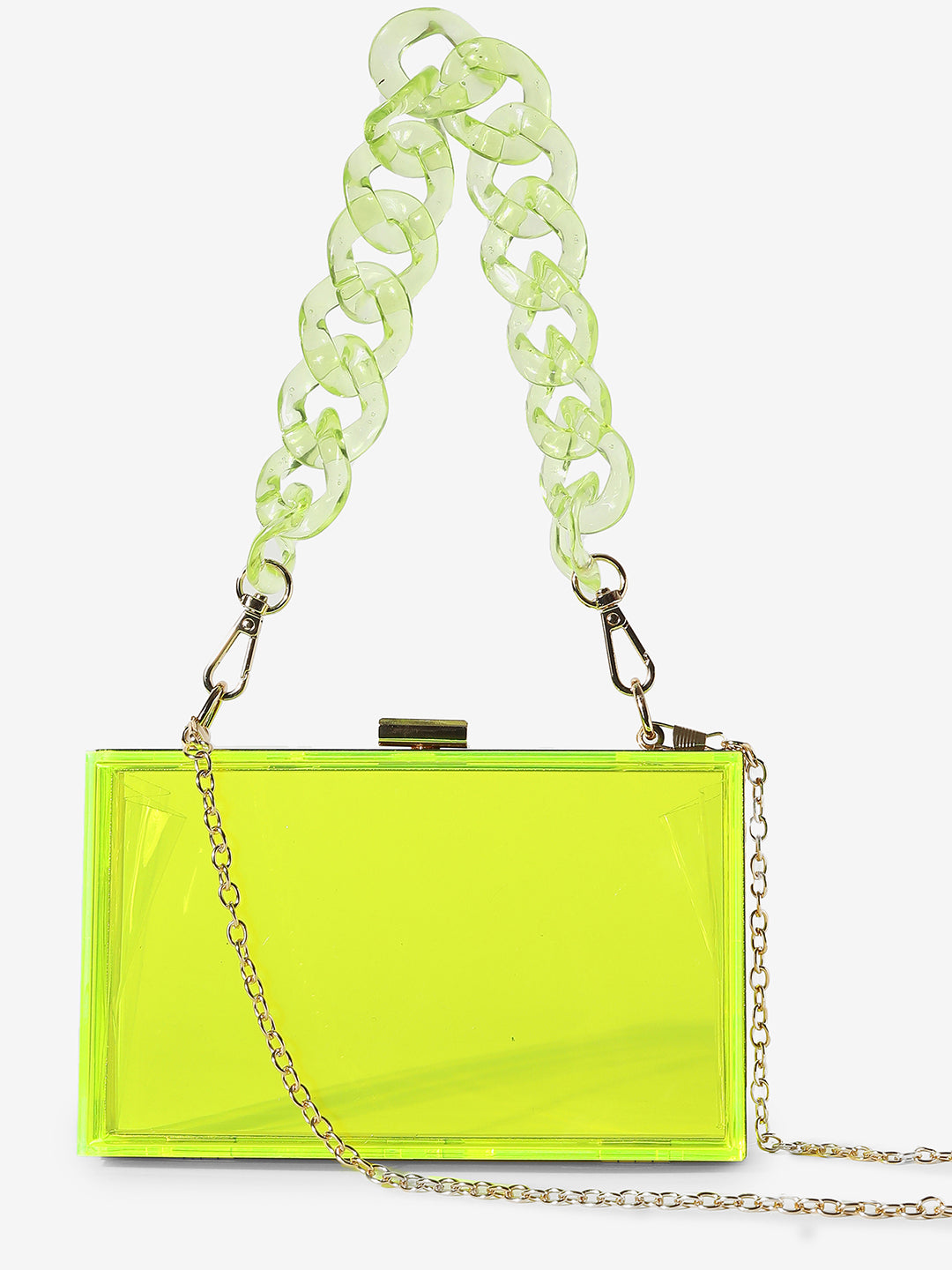 Illumine Transparent Green Mini Bag