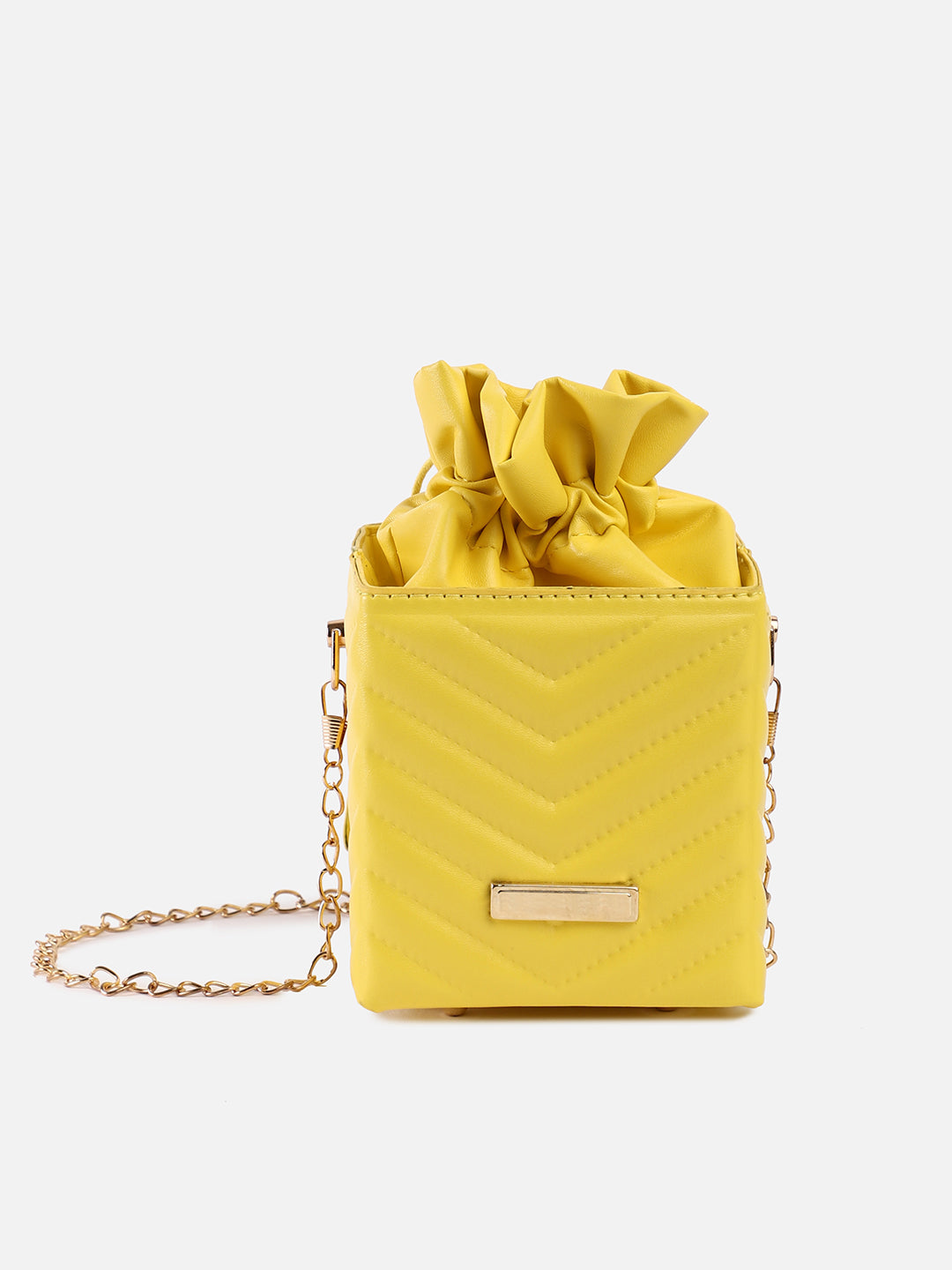 Dandelion Yellow Bucket Bag