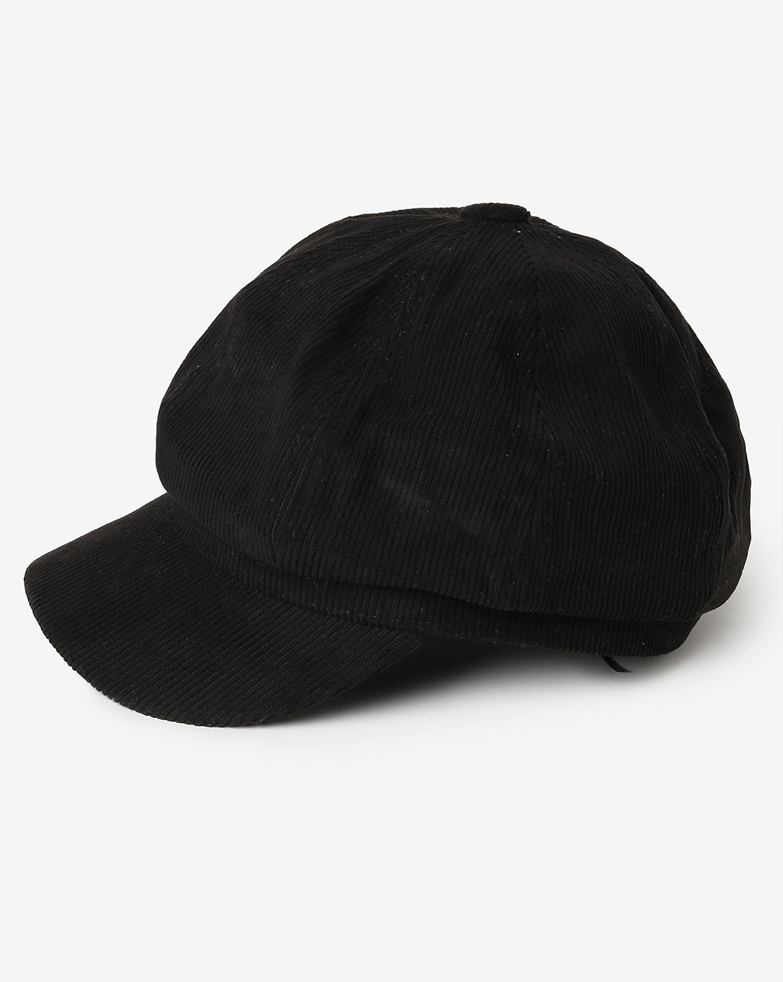 Black Vintage Newsboy Cap